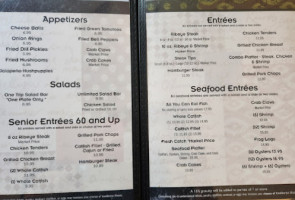 Yampertown Steak Seafood menu
