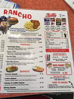 Del Rancho menu