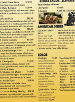 Casa Azteca menu