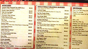 Landmark Tavern Grille menu