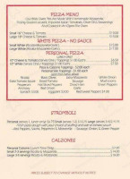 Agnello's Brick Oven Pizza menu