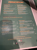 Circle Tavern At The Princeton menu
