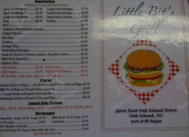 Little Bit's Grill menu
