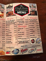 Draft House menu