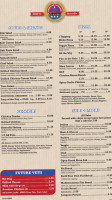 Amvets Post 51 menu