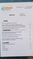 Ol Buckaroo menu