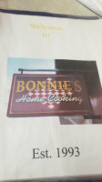 Bonnies Home Cooking menu