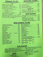 Midway Oh Boy menu