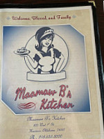 Maamaw B's Kitchen menu