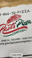 Paul's Pizza Company food