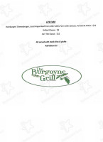 Burgoyne Grille menu