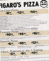 Figaro's Pizza menu