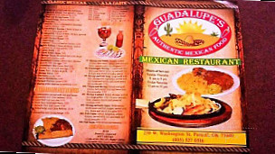 Guadalupe's menu