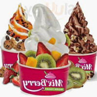 Mix Berry Frozen Yogurt food