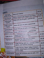 Barra Jalisco Restaurant menu