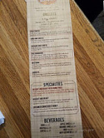 Scott's Diner menu