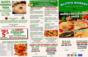 Blitz's Sea Isle Market menu