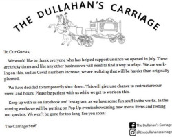 The Dullahans Carriage food