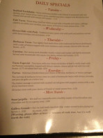 Delgado's Dugout menu