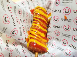 Umai Savory Hot Dogs food