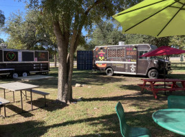 Cedar Pork Brushy Creek Food Park inside