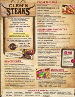 Clem Mikeska's -b-q menu