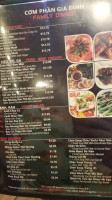 Thanh Son Tofu menu