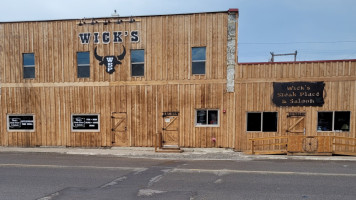 Wick's Steakhouse food