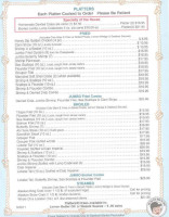16th Street Seafood menu