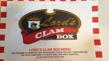 Lords Clam Box outside