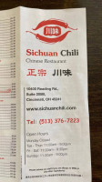 Sichuan Chili menu