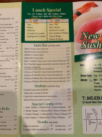 New City Sushi menu