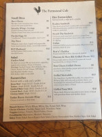 Wooden Cask Brewing Company menu