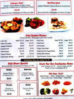 Fishermans Dock menu