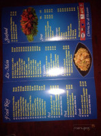 Caribbean Essence menu