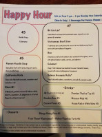 Pho Thi menu