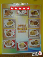 Royal Taste Caribbean menu