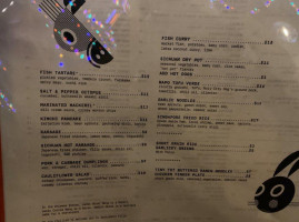 Jackrabbit Filly menu