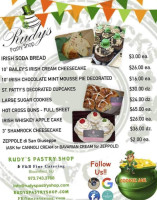 Rudy's Pastry Shop menu