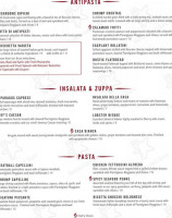 Capisce Italiano menu