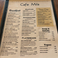 Cafe Mila menu