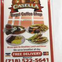 Casella Bagel Coffee Shop food