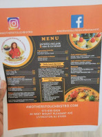 A Mothers Touch Bistro &catering menu