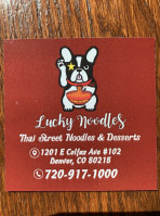Lucky Noodles menu