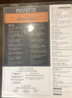 Tino's Artisan Pizza menu