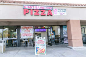 Giant Bambino's Pizza food