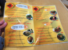 Pho Golden Cow menu