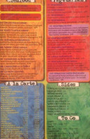 La Fiesta menu