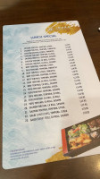 Imura Japanese menu