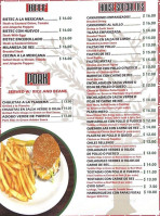 Los Cazahuates menu